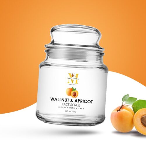 WALNUT & APRICOT FACE SCRUB INFUSED WITH HONEY