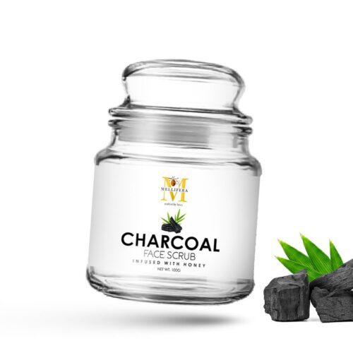 CHARCOAL FACE SCRUB INFUSED WITH HONEY