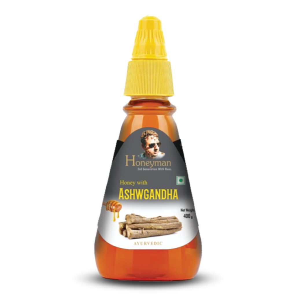 HONEY WITH ASHWAGANDHA Honeyman India's No.1 Pure Natural Honey