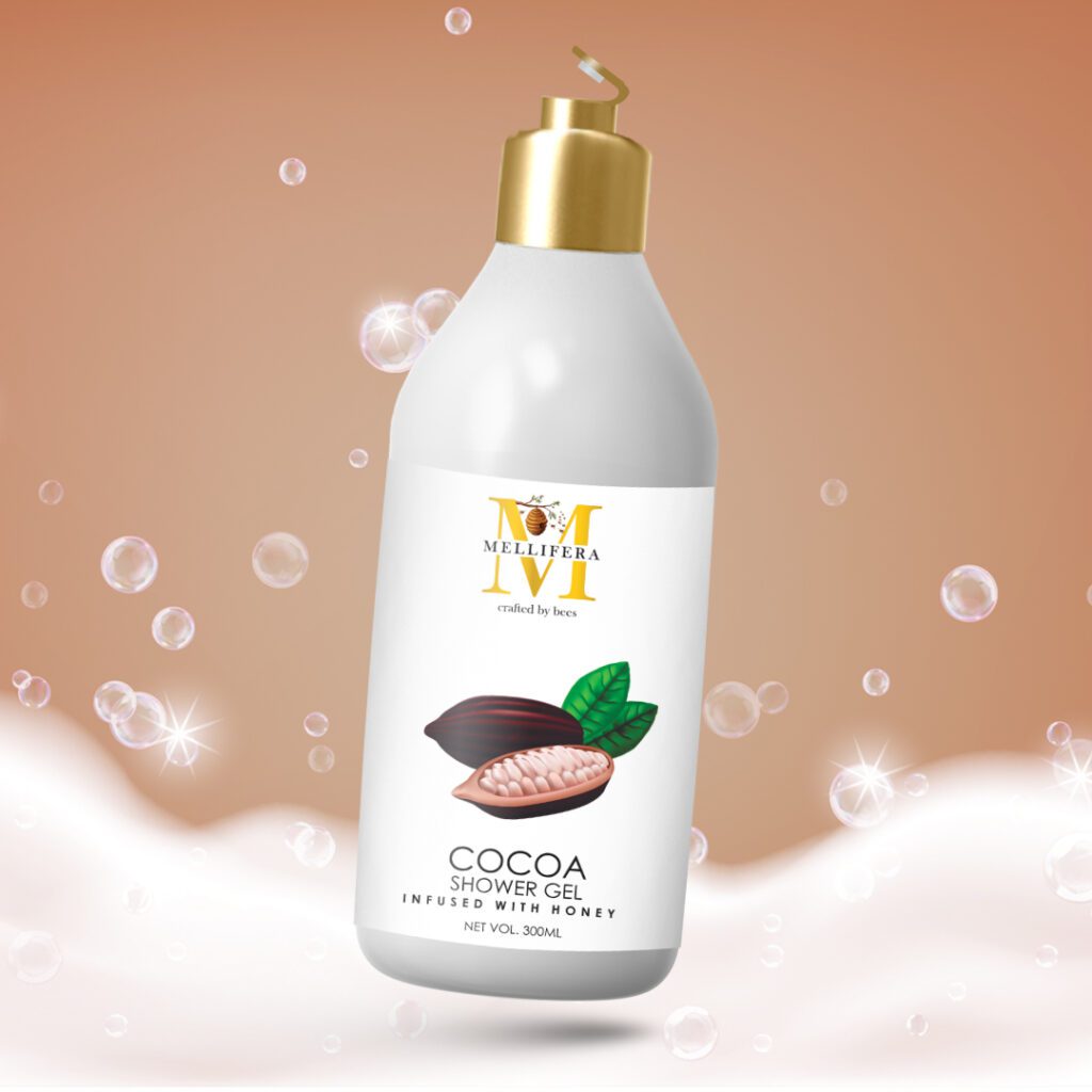 COCOA SHOWER GEL INFUSED WITH HONEY Honeyman India's No.1 Pure