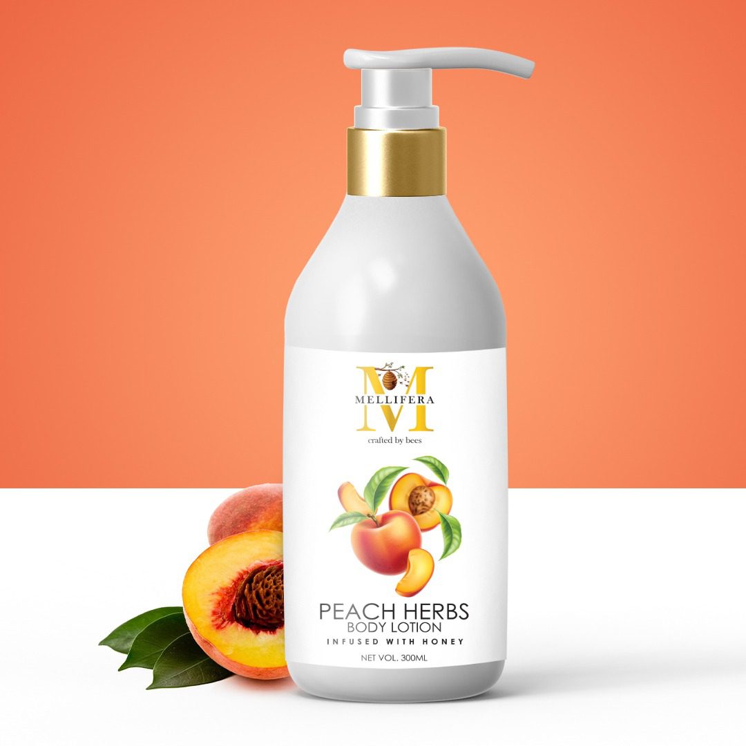 Peach Herbs Body Lotion Infused With Honey