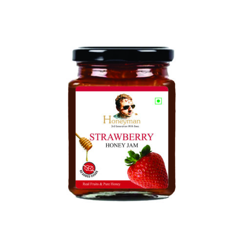 STRAWBERRY JAM INFUSED WITH HONEY