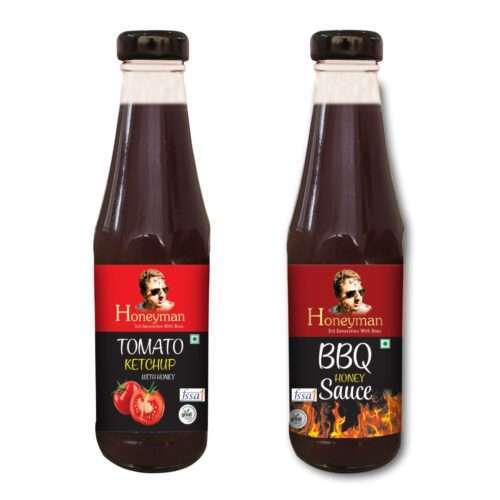 Honey Tomato Ketchup & Honey BBQ Sauce Combo