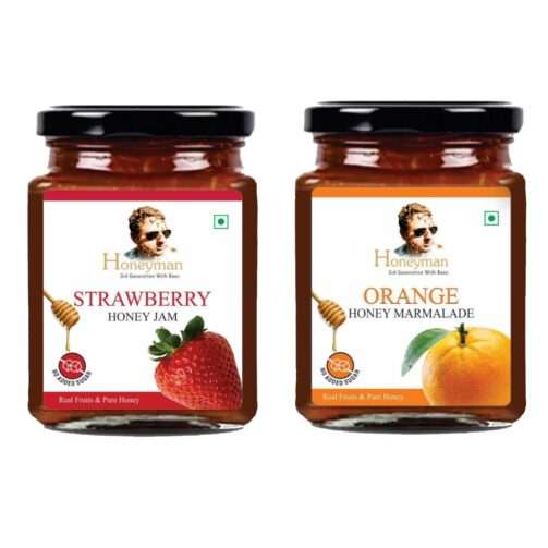 Strawberry Honey Jam & Orange Honey Marmalade