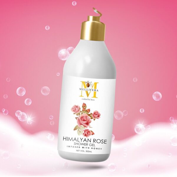 HIMALYAN ROSE SHOWER GEL INFUSED WITH HONEY