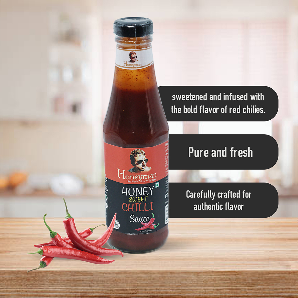 Honey Hot Chilli Sauce & Honey Sweet Chilli Sauce Combo - Image 2