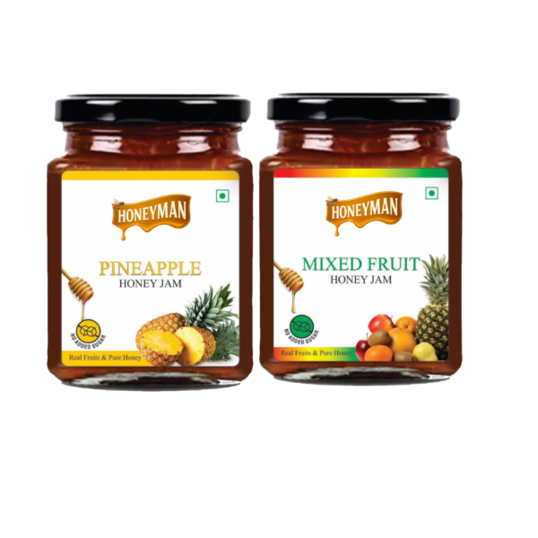 Pineapple Honey Jam & Mixed Fruit Honey Jam