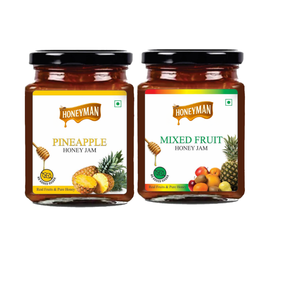 MIX FRUIT HONEY JAM Pineapple Honey Jam & Mixed Fruit Honey Jam - Image 1