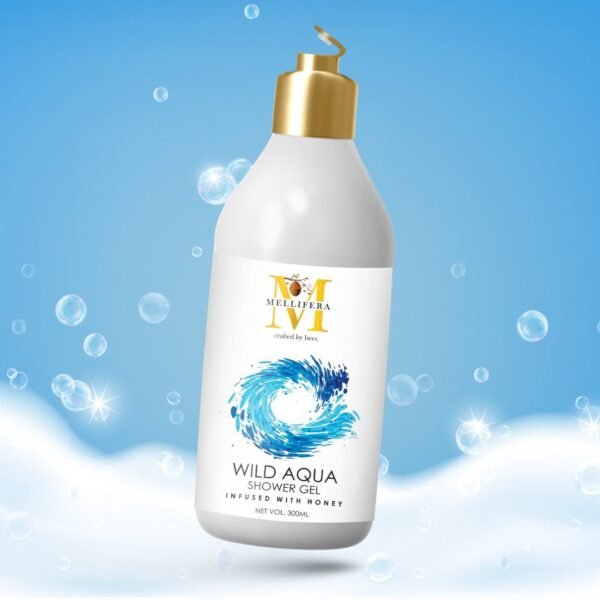 WILD AQUA SHOWER GEL INFUSED WITH HONEY