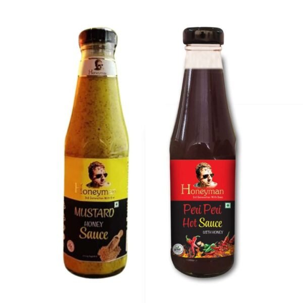 Honey Mustard Sauce & Honey Peri Peri Hot Sauce Combo
